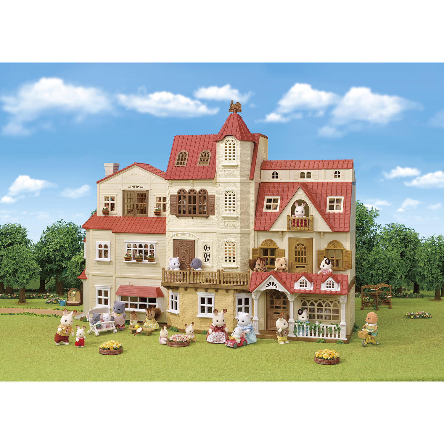 Набор Sylvanian Families Трехэтажный дом с флюгером 5400 - фото 9