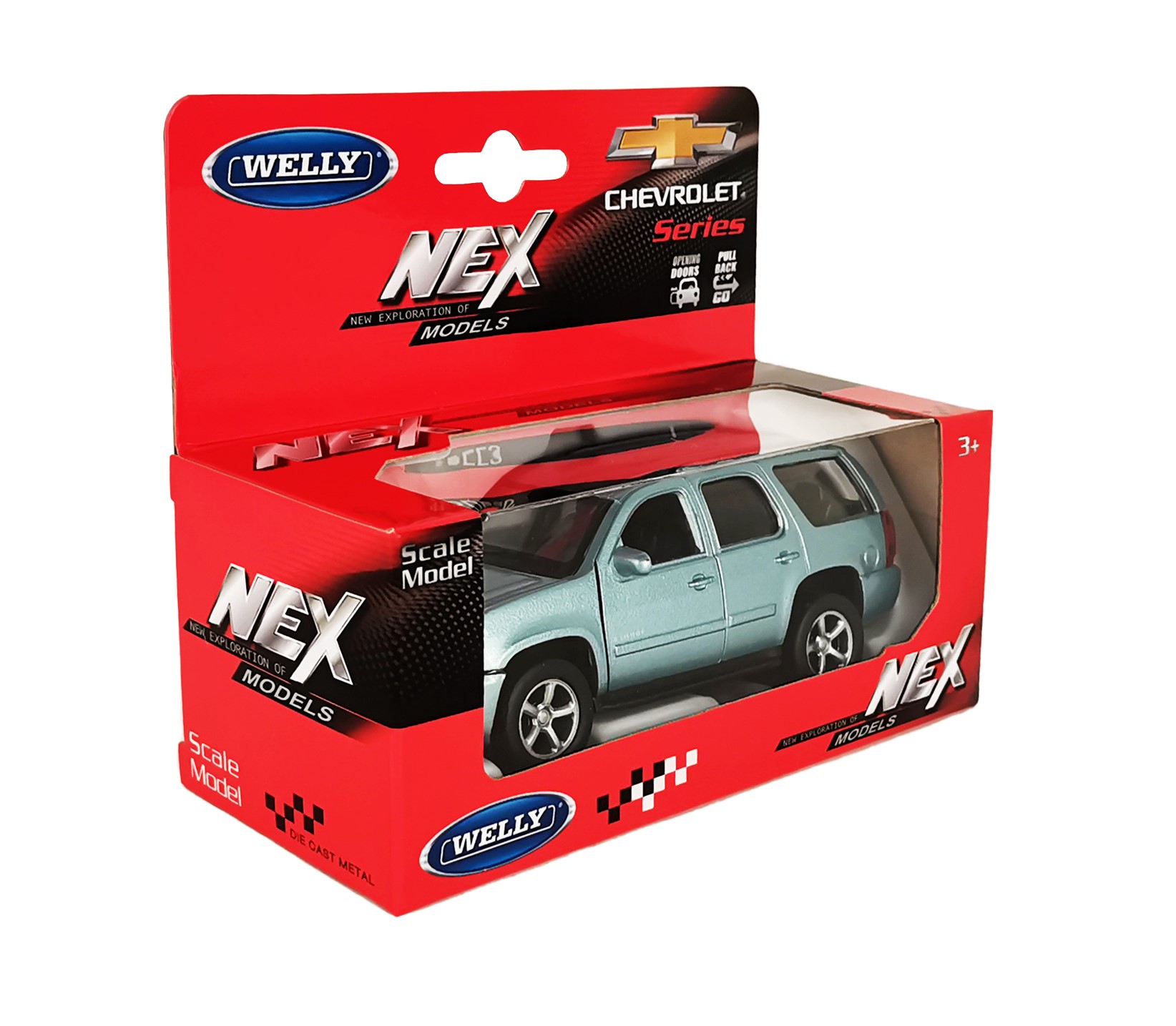 Автомобиль Welly Chevrolet инерционный в ассортименте 43607W - фото 18