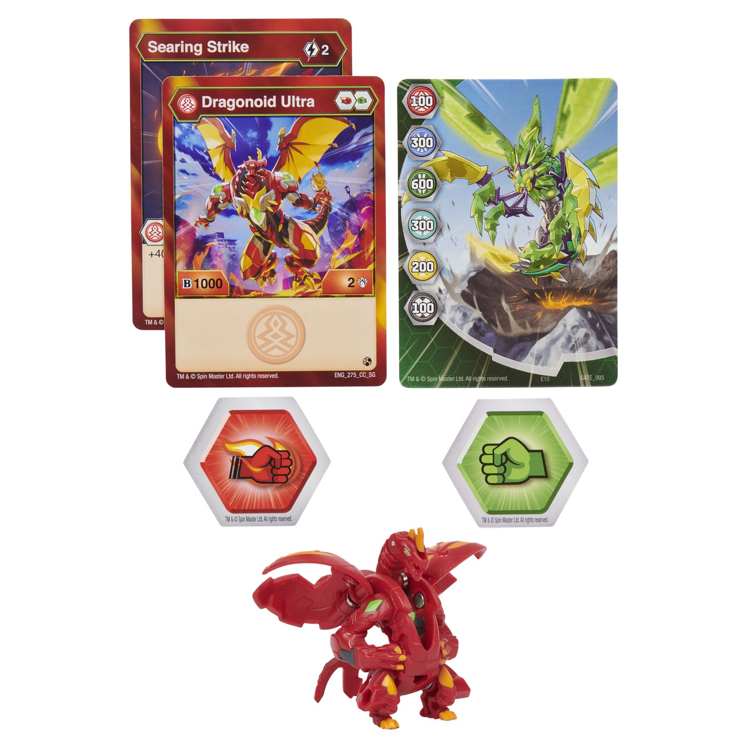 Фигурка-трансформер Bakugan S3 Ультра Dragonoid V3 Red 6061538/20132967  купить по цене 999 ₽ в интернет-магазине Детский мир