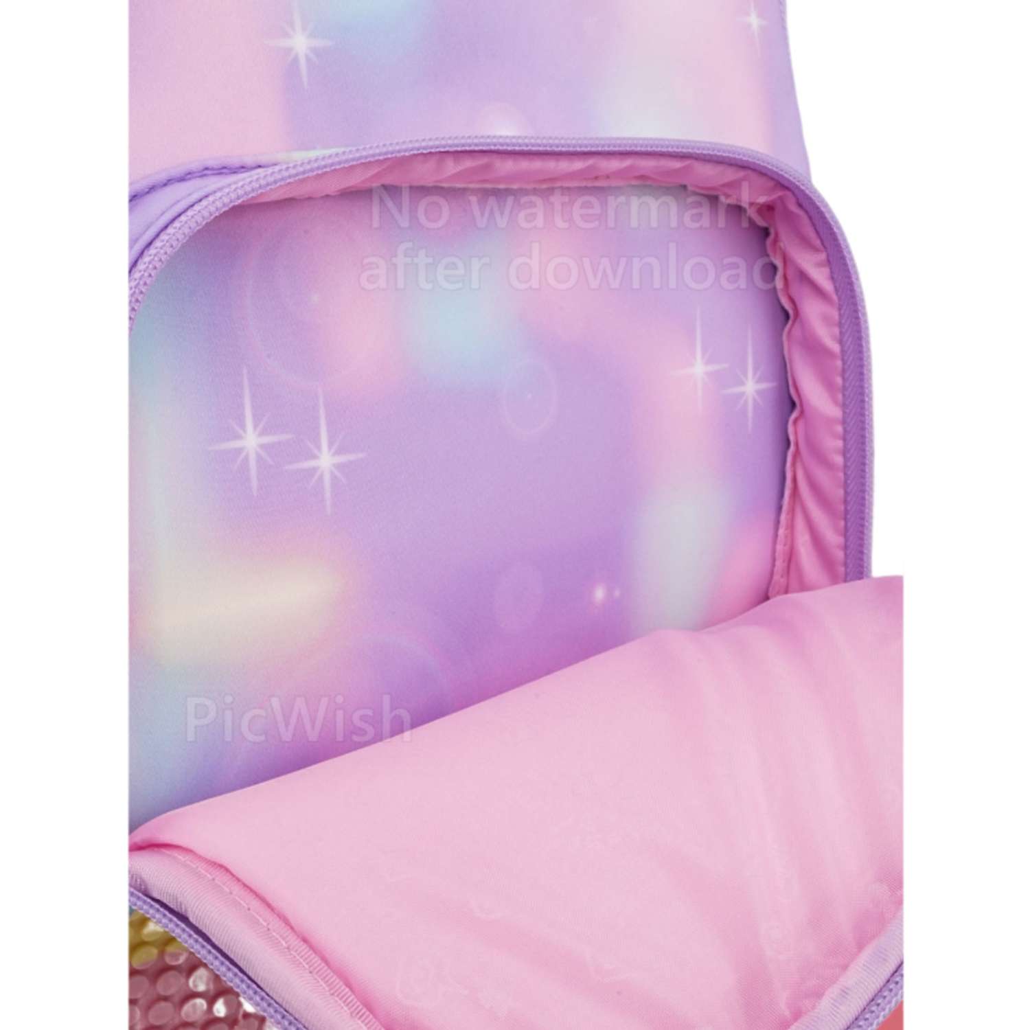Рюкзак пиксельный Upixel rainbow Futuristic Kids School Bag U21-001 фиолетовый - фото 6