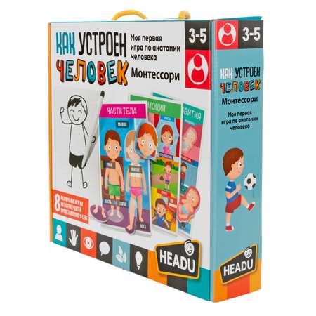 Игра настольная HEADU Как устроен человек RU29181