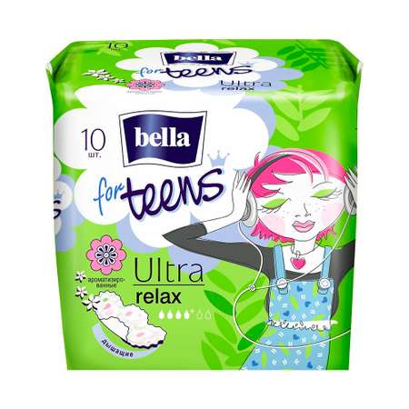 Гигиенические прокладки BELLA for Teens Relax 10 шт