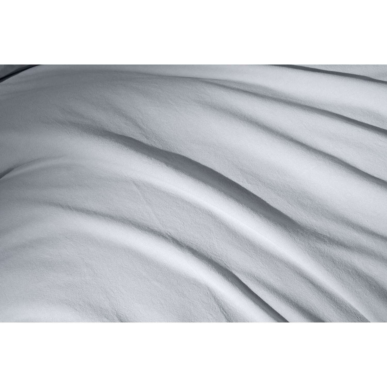 Комплект постельного белья Arya Home Collection Natural Stone Washed 200x220 серый - фото 9