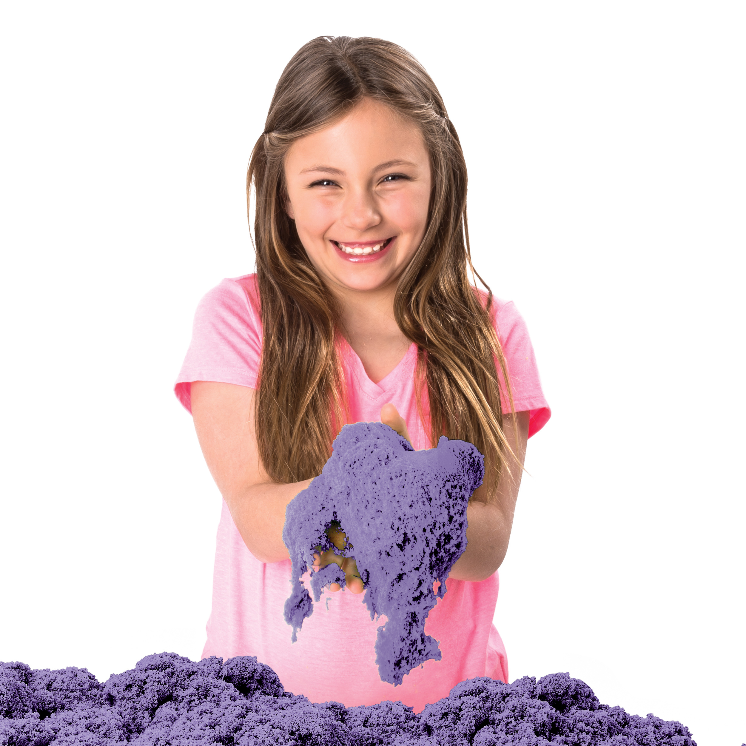 Песок кинетический Kinetic Sand с коробкой и инструментами 454г Purple 6028092 - фото 5