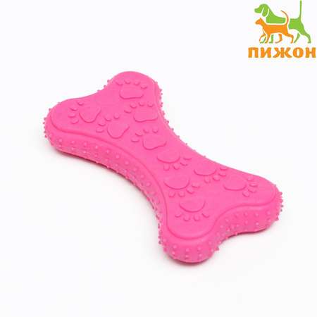 Игрушка Пижон жевательная «Собачье удовольствие» TPR 10.5 см розовая