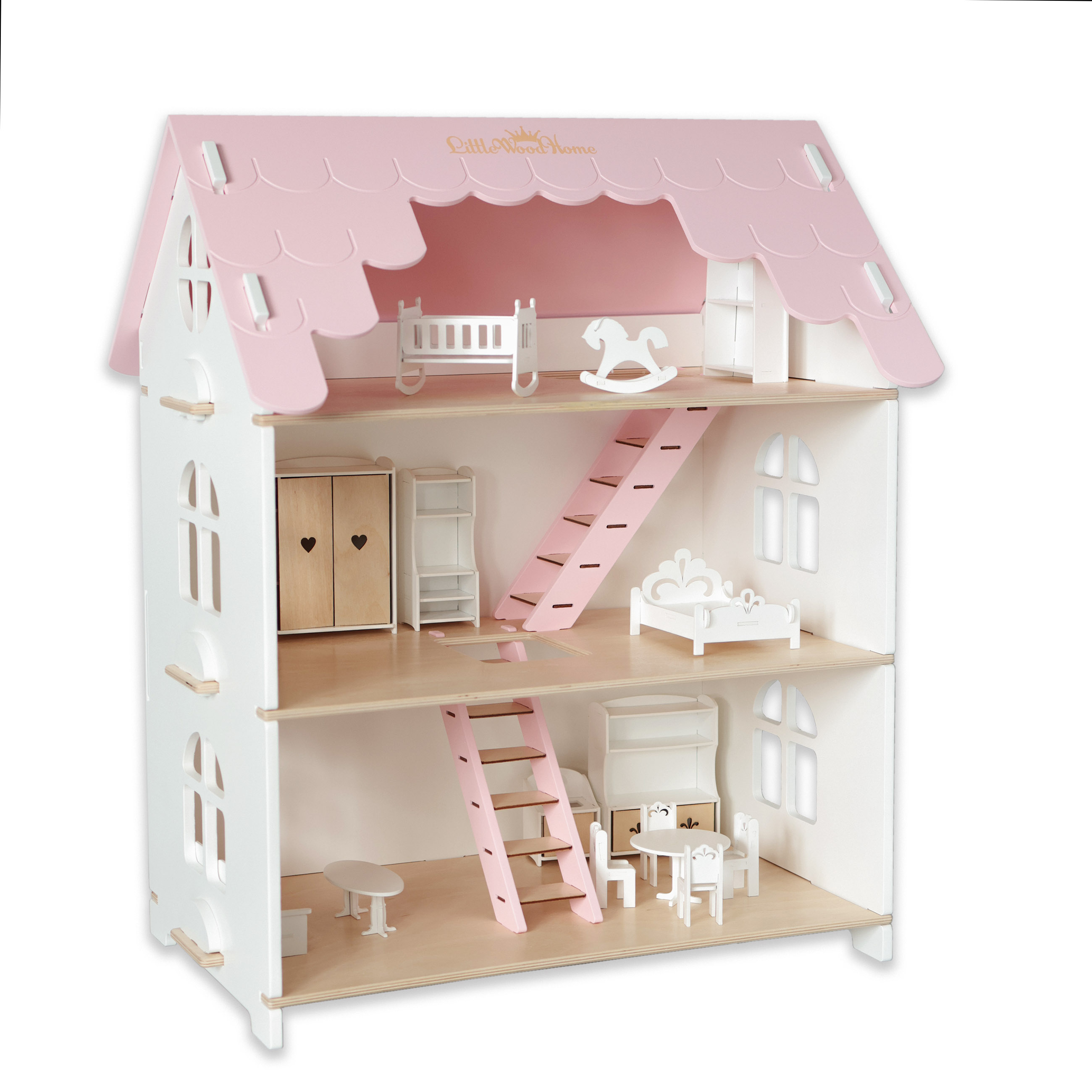 Игровой домик LittleWoodHome Большой домик 8511 - фото 1