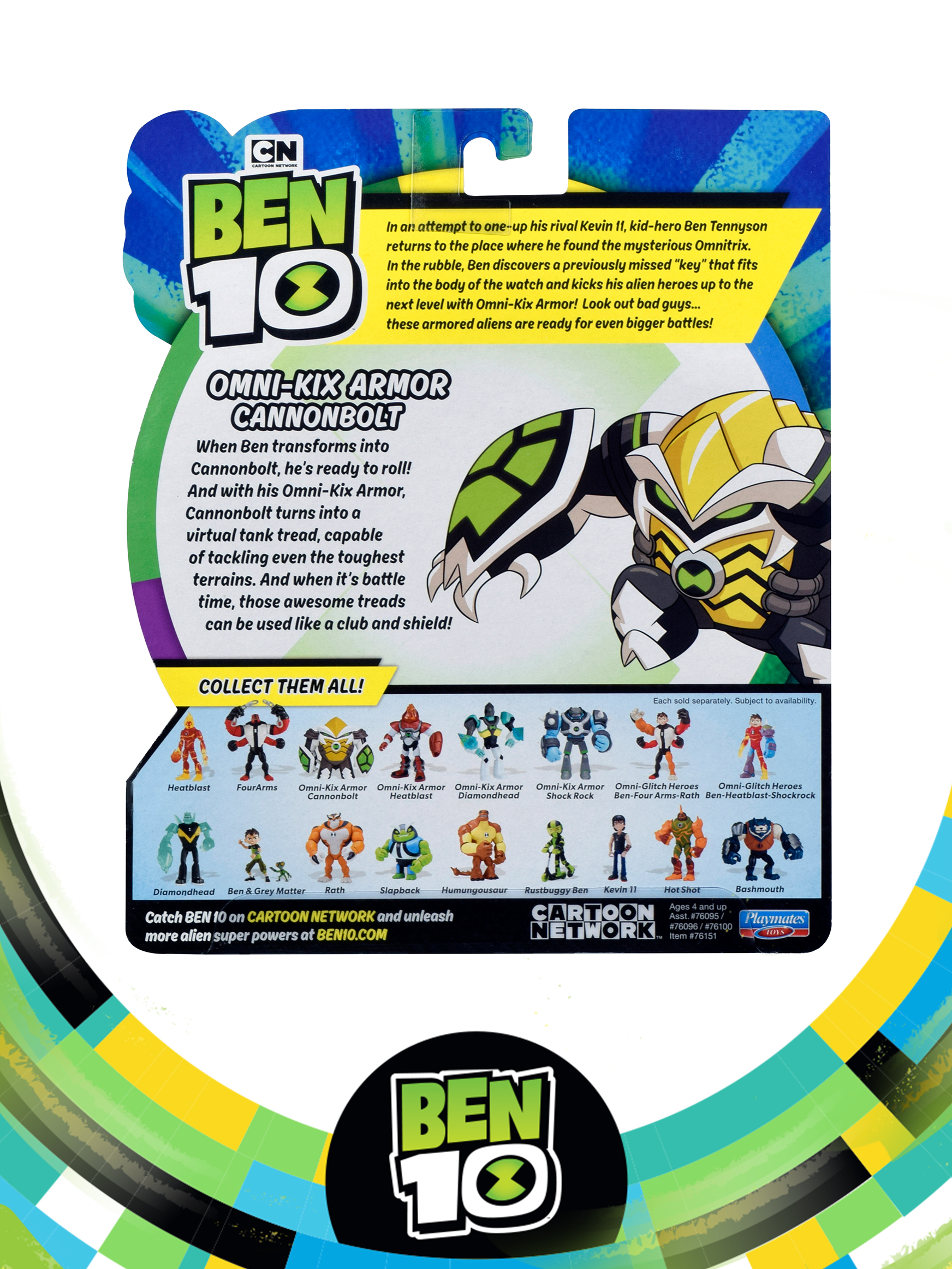 Фигурка Ben10 Бронированный Ядро 12.5 см - фото 4