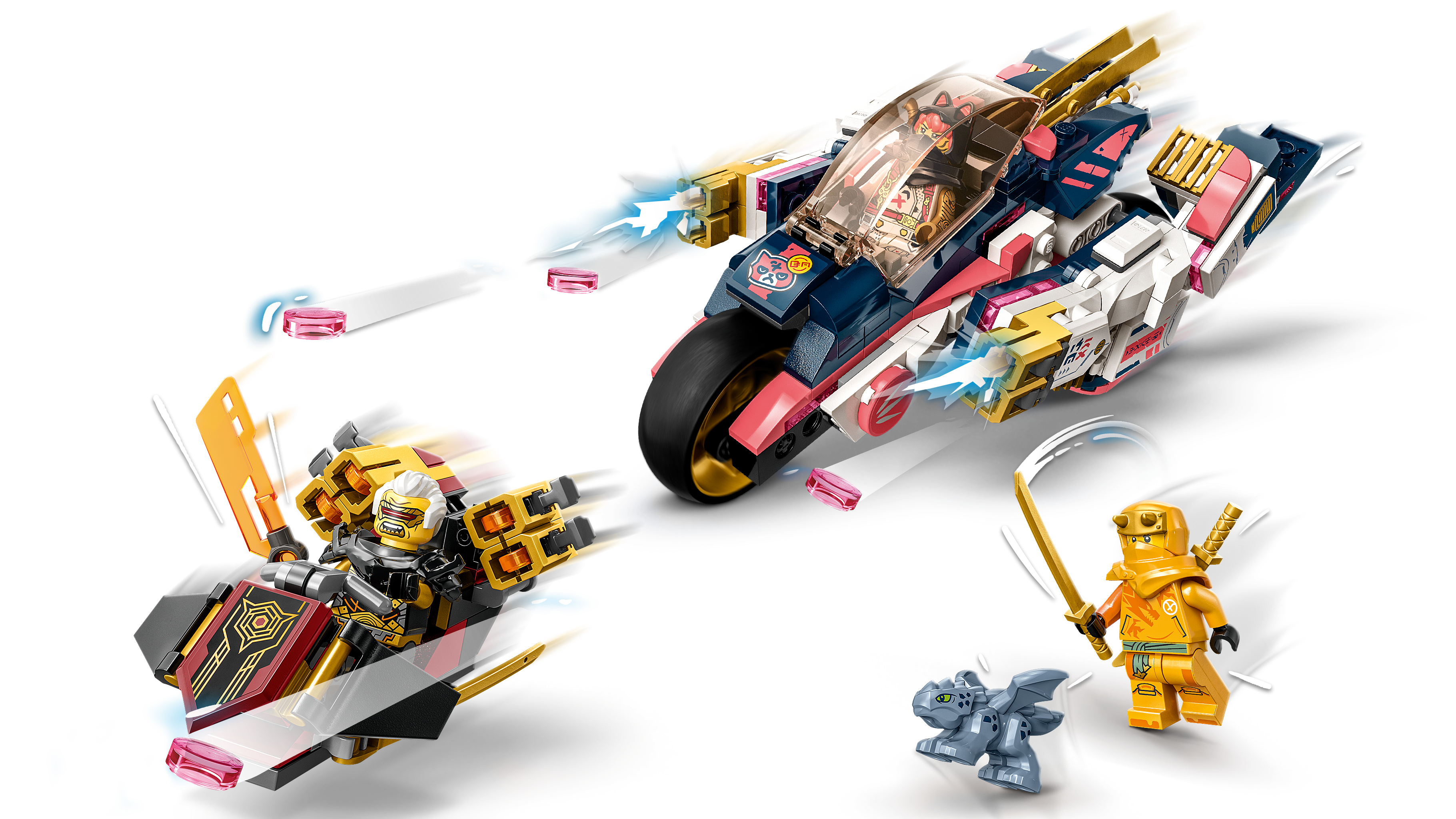 Конструктор LEGO Ninjago Soras Transforming Mech Bike Racer 71792 - фото 7