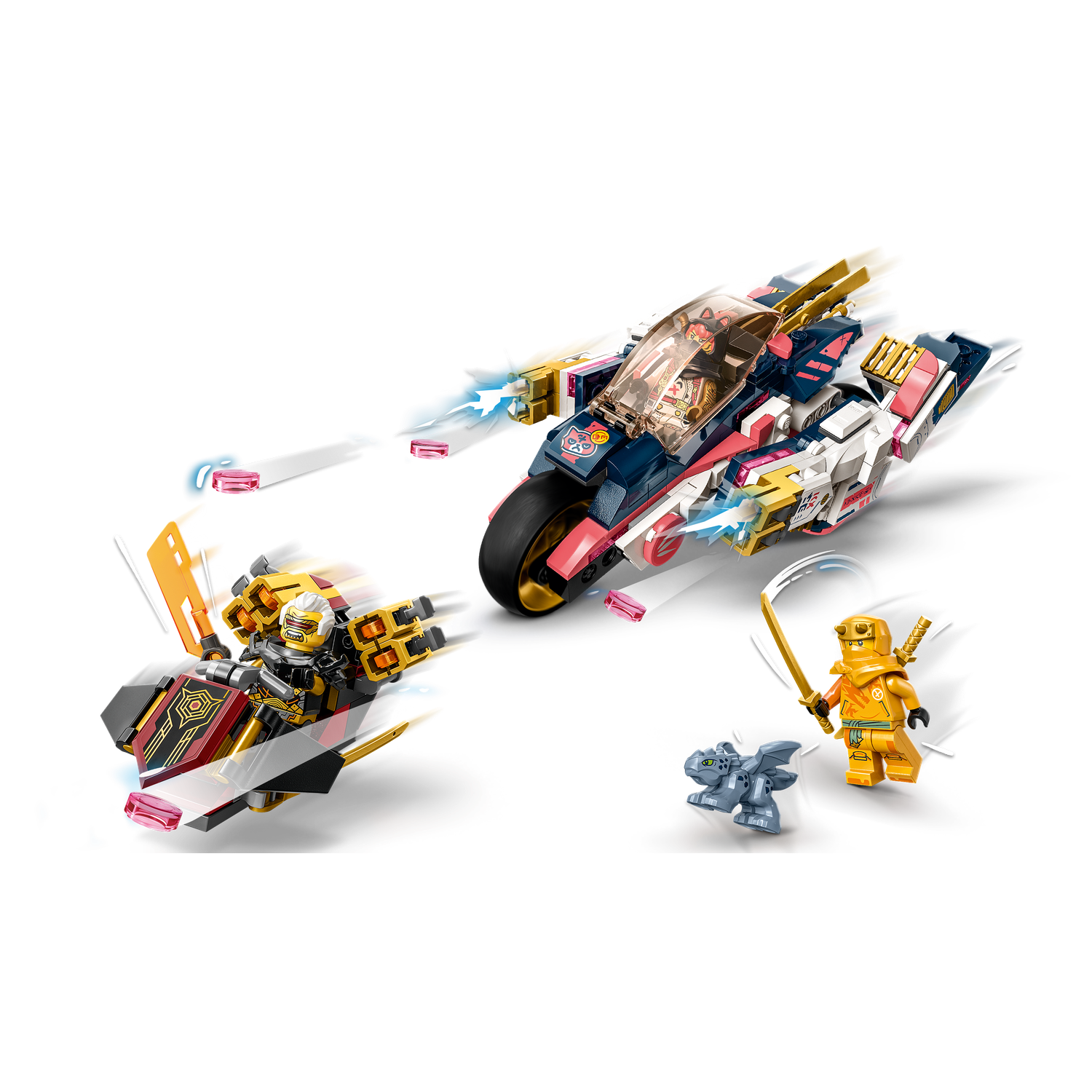 Конструктор LEGO Ninjago Soras Transforming Mech Bike Racer 71792 - фото 7