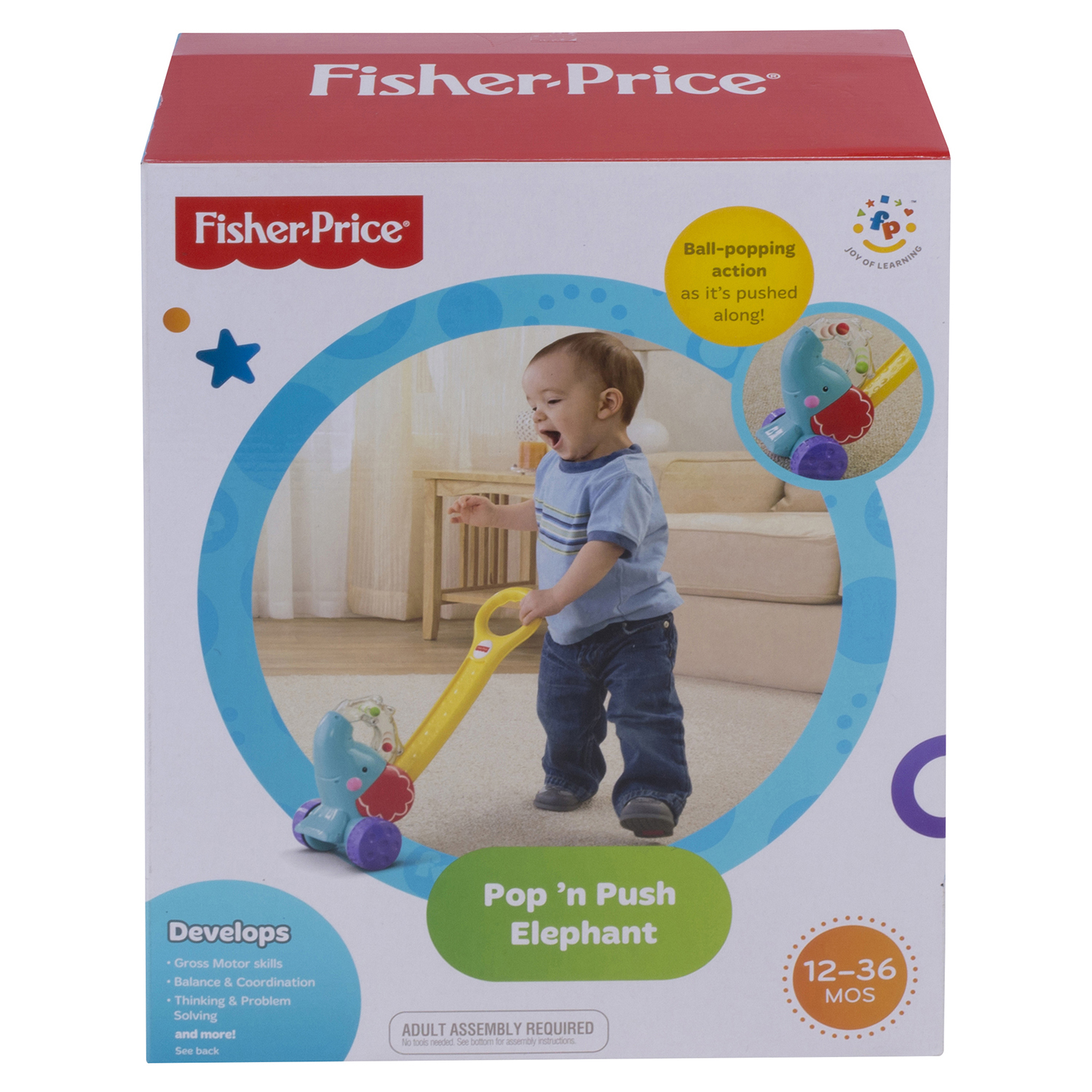 Каталка Fisher Price Слоник - фото 2