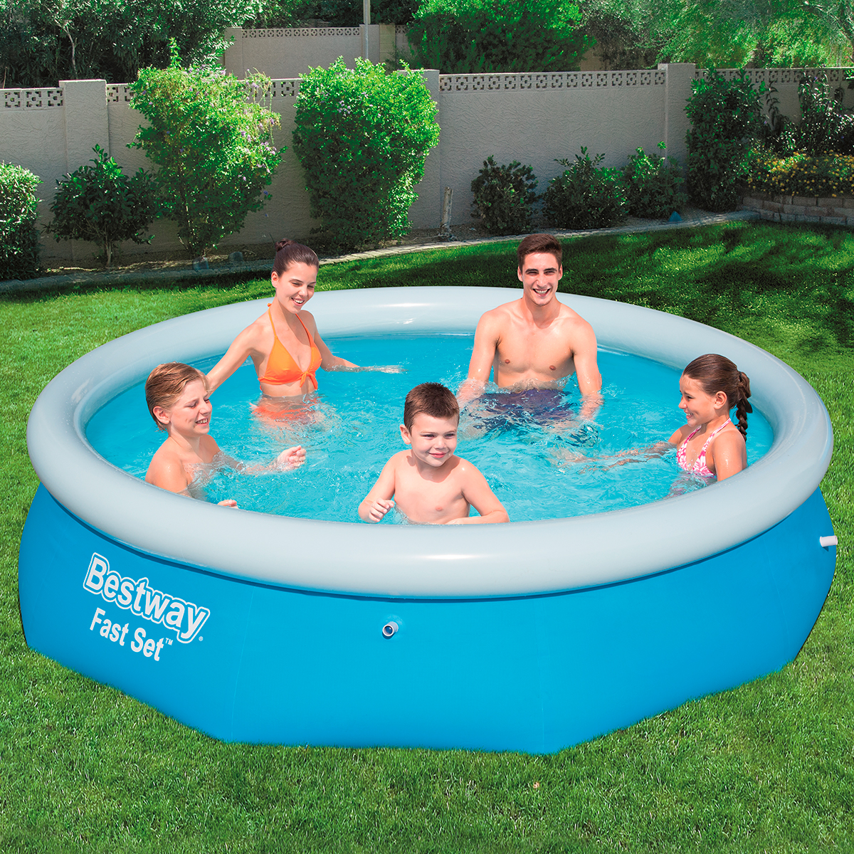 Бассейн надувной BESTWAY 305х76см 57266 - фото 3