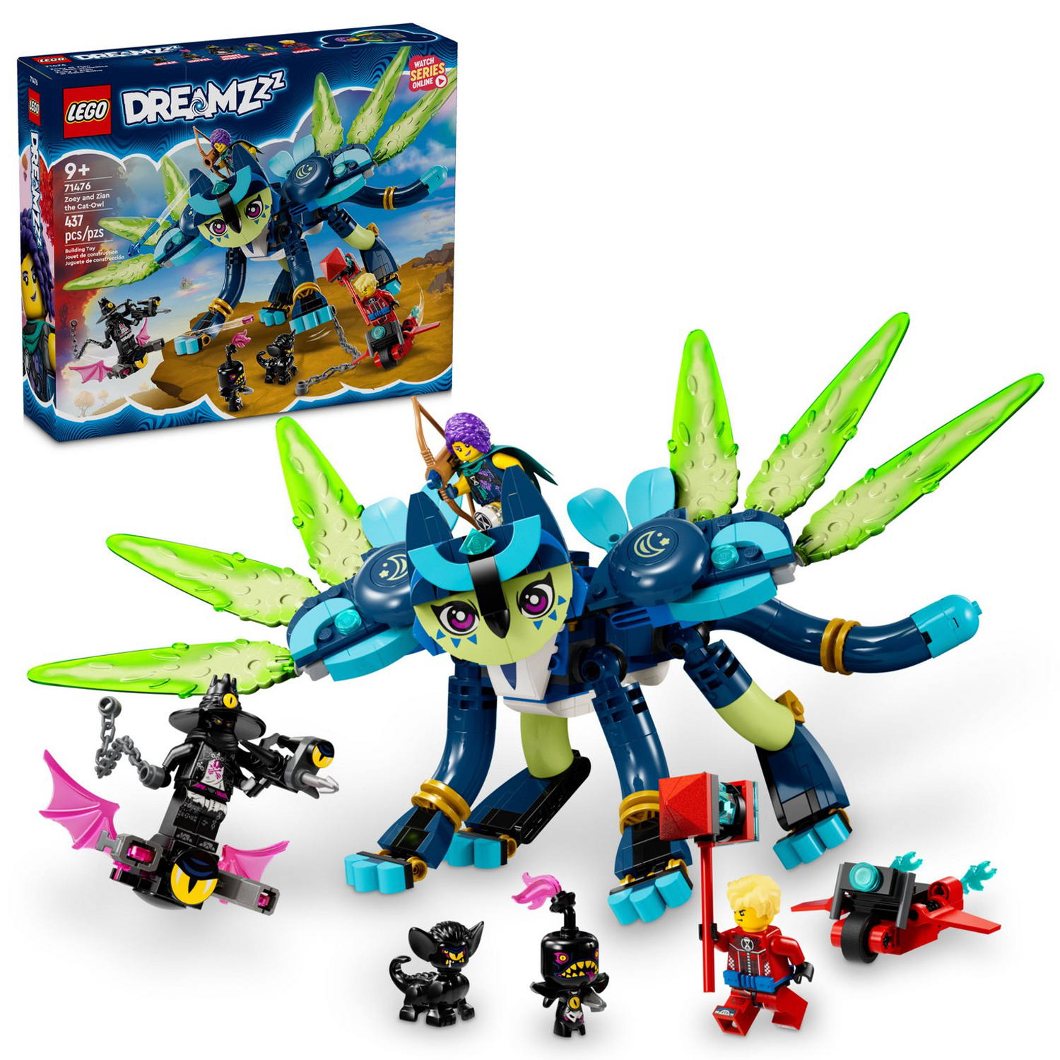 Конструктор детский LEGO Dreamzzz Зои и кошка-сова Зиан 71476 купить по  цене 7019 ₽ в интернет-магазине Детский мир