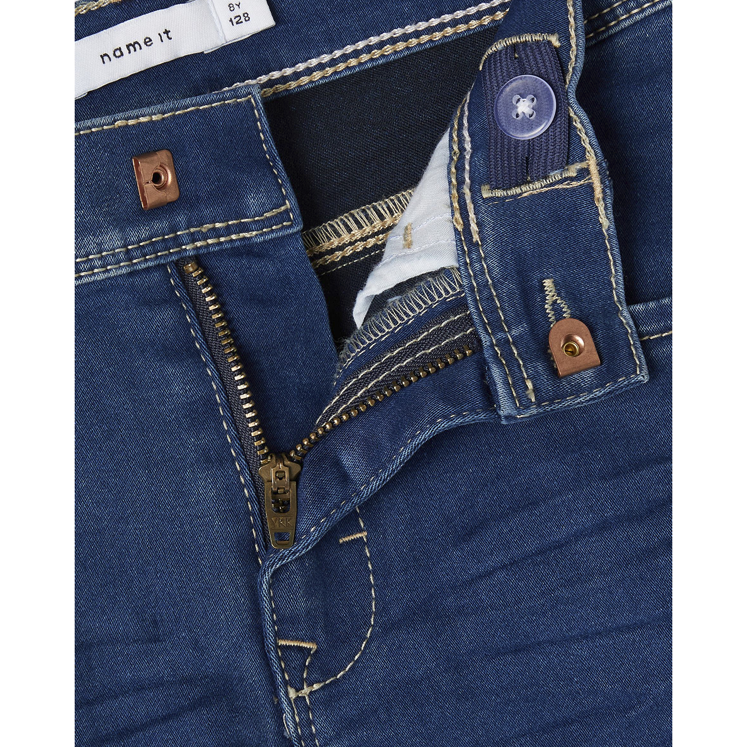 Брюки NAME IT 13198534/Medium Blue Denim - фото 4