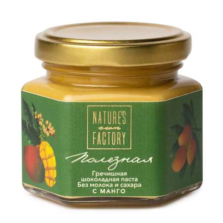 Паста Natures own factory гречишная шоколадная с манго 120г
