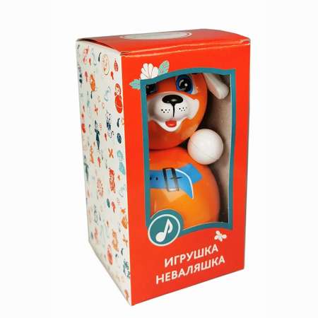 Игрушка-неваляшка Котовские неваляшки Щенок 21 см в коробке