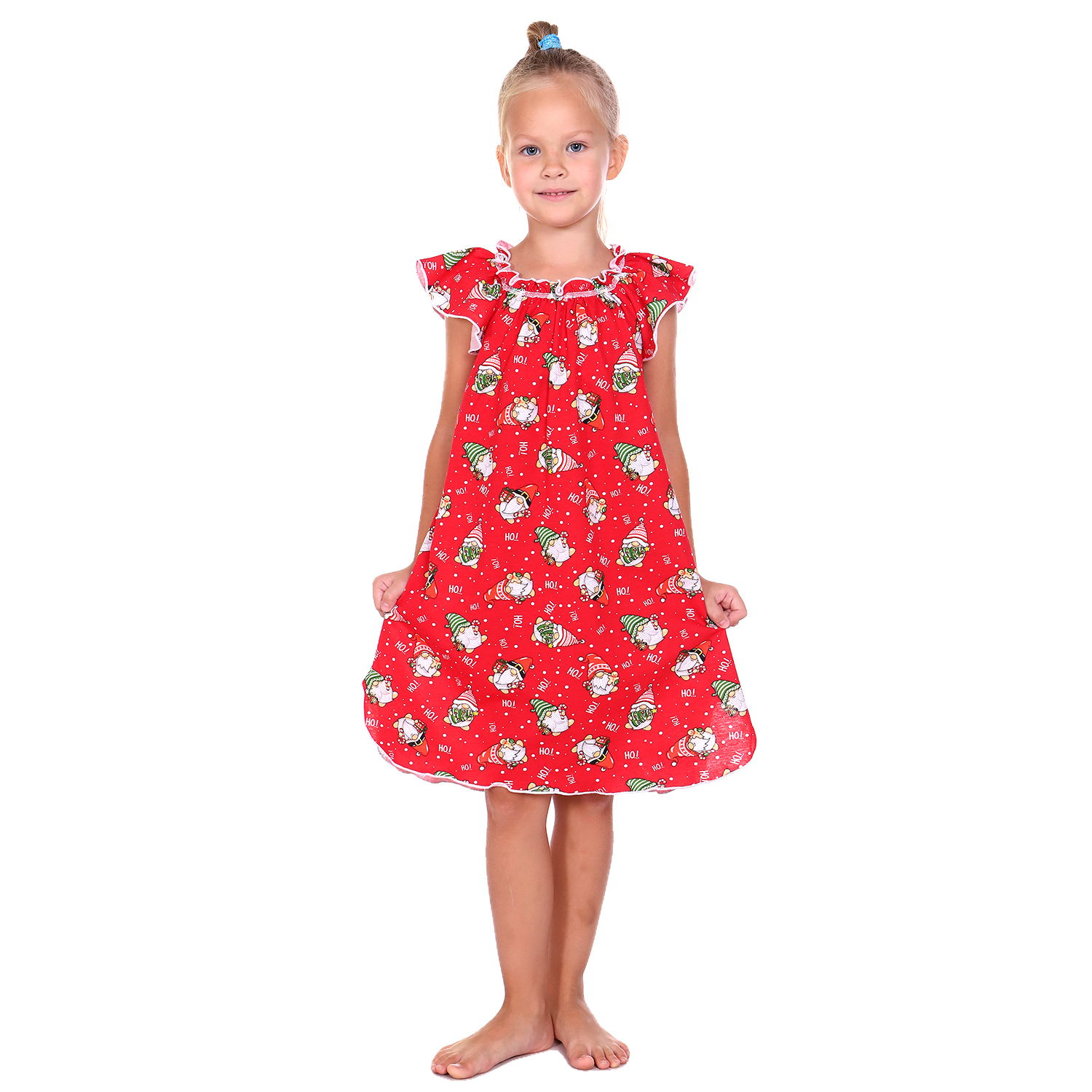 Сорочка ночная Детская Одежда 0003К/красный4 - фото 1