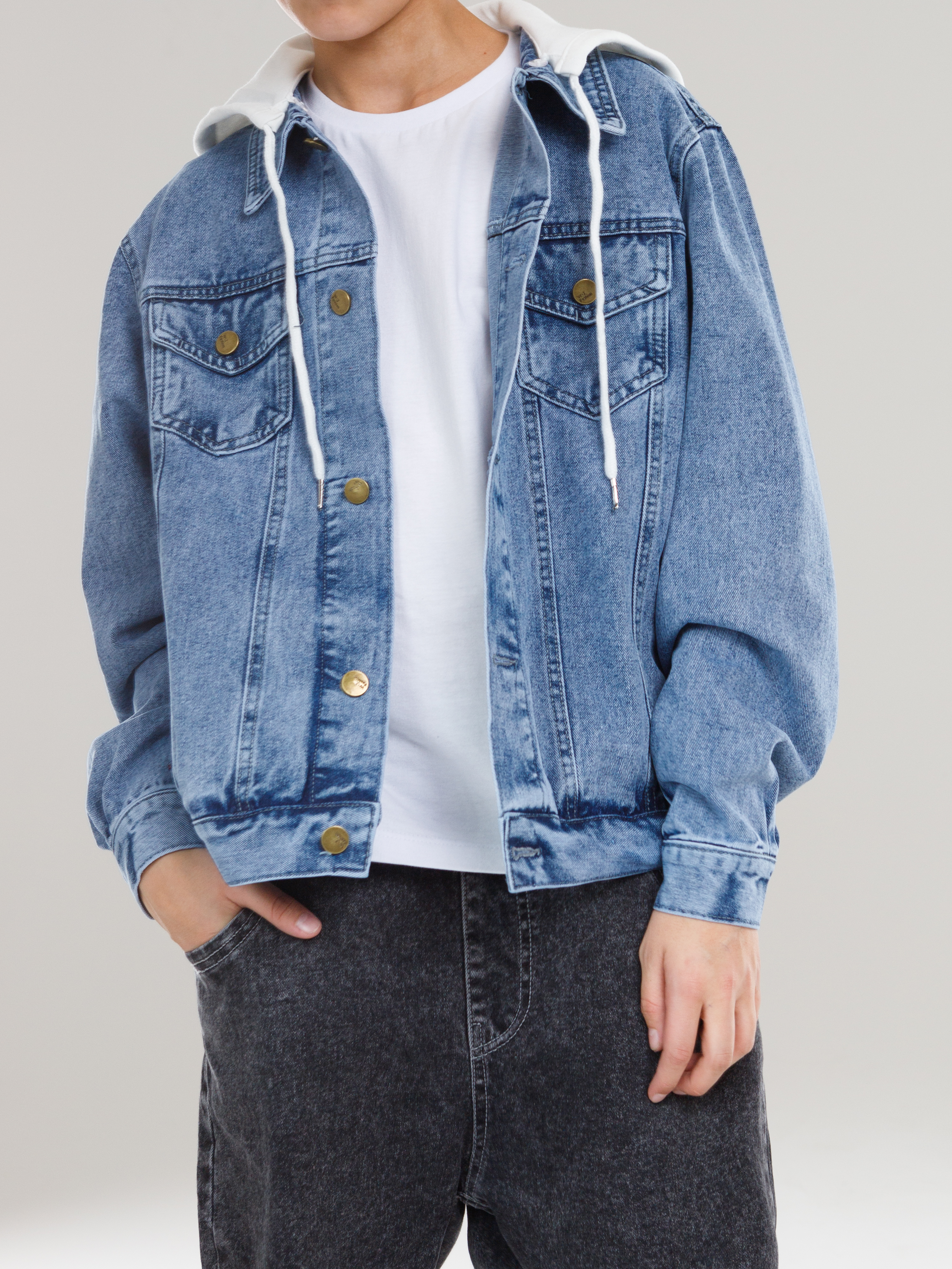 Куртка джинсовая СИНИЙ МИР M1013-D63 - фото 12