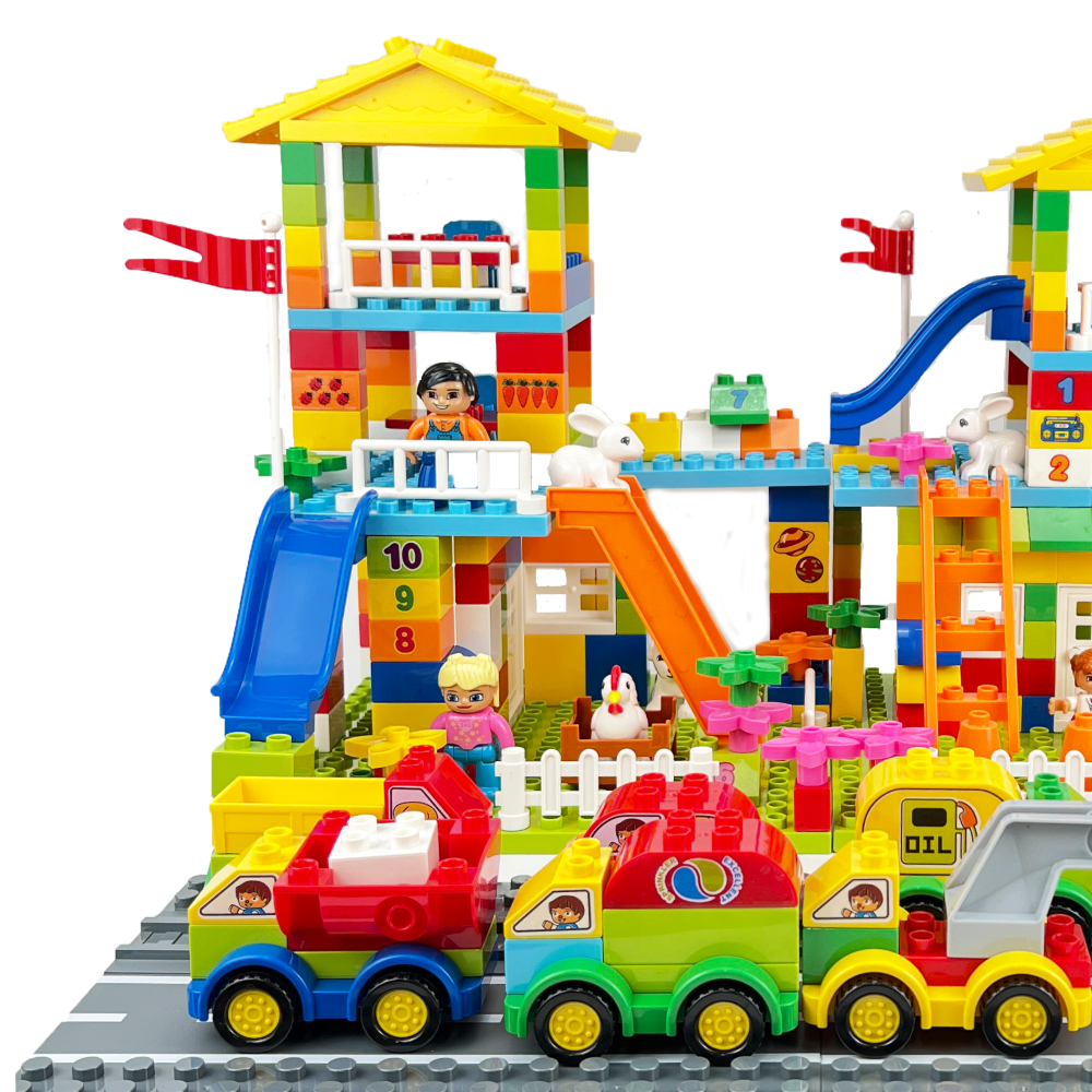 Игрушка LX Конструктор Duplo Городская суета 361 деталь - фото 5