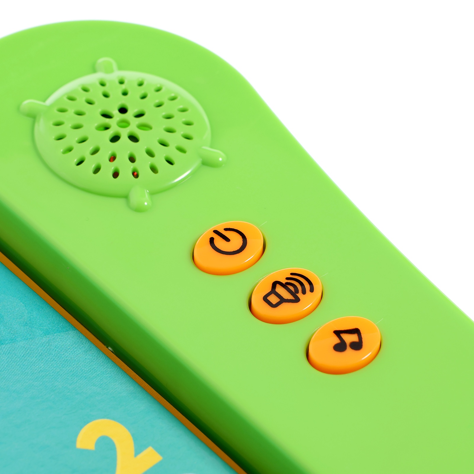 Обучающая игрушка Zabiaka «Умная книга» звук цвет зелёный - фото 5