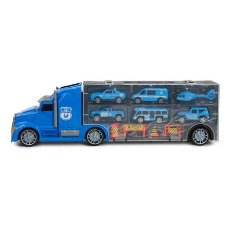 Автовоз Mobicaro 10 предметов синий