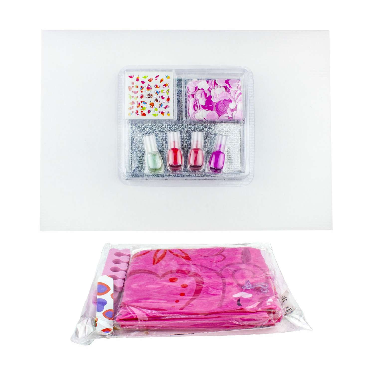 Педикюрный набор Lukky Бьюти-Дизайн с надувной ванночкой тапочками и пилочкой - фото 2