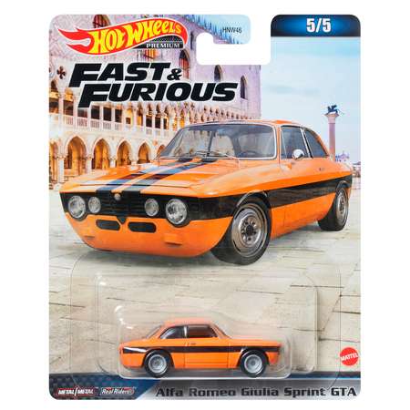 Игрушечная машинка Hot Wheels alfa romeo giulia sprint gta