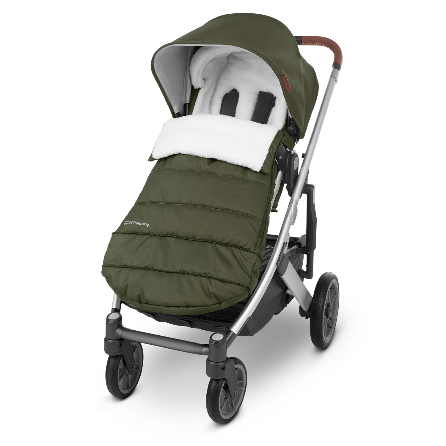 Чехол для коляски UPPAbaby утепленный Оливковый - фото 3