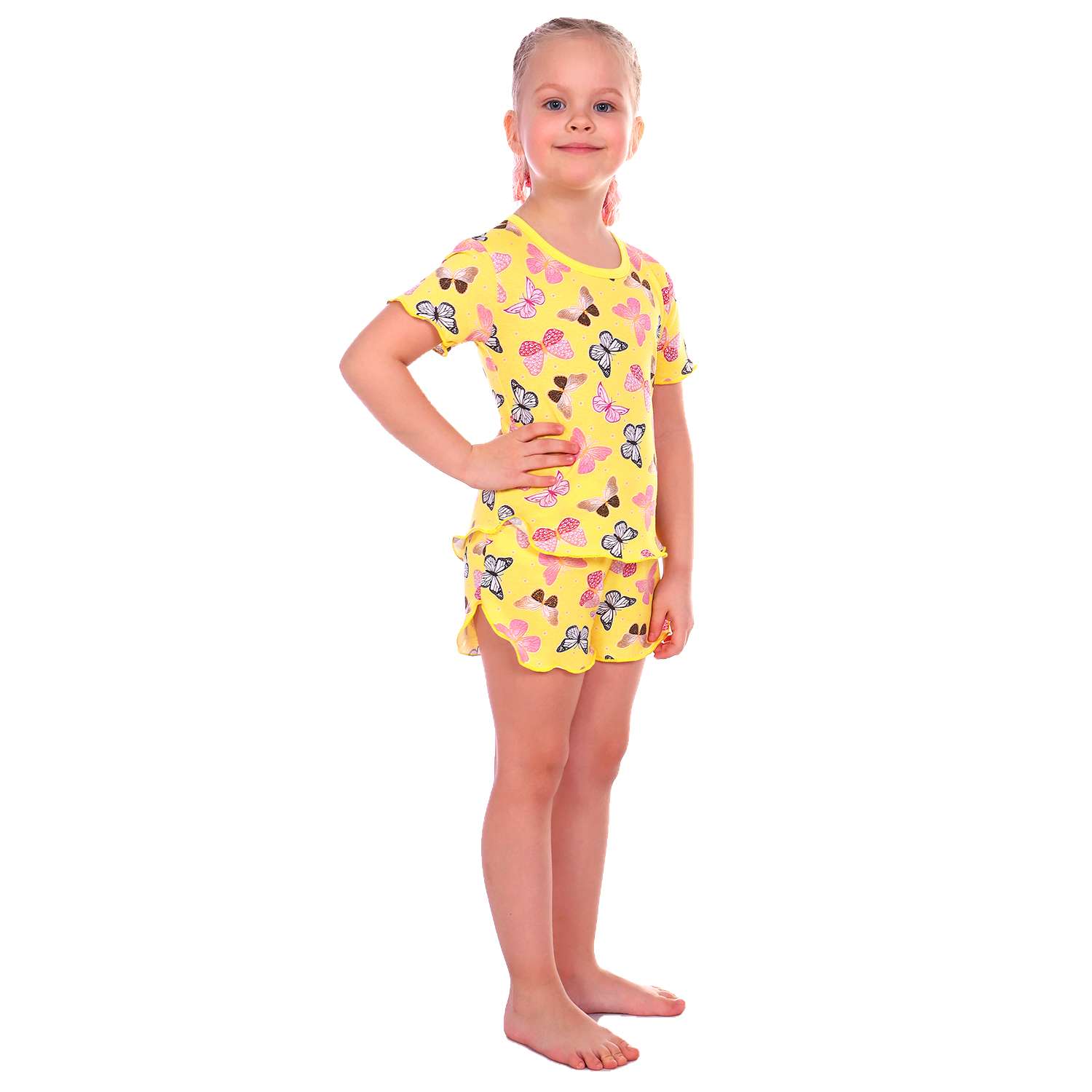 Пижама Детская Одежда 0414К/желтый - фото 2