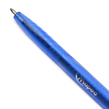 Ручка шариковая MAPED Green Ice 0.6мм 5шт Синяя 224407