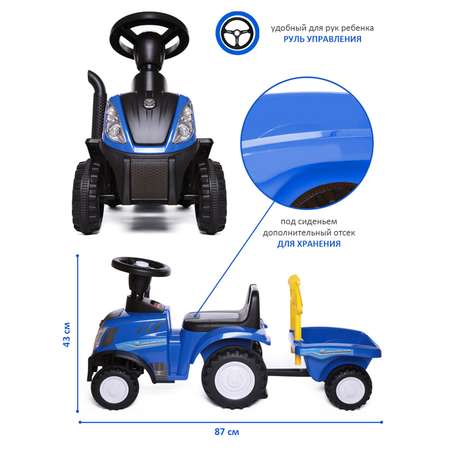 Каталка BabyCare Holland Tractor синий