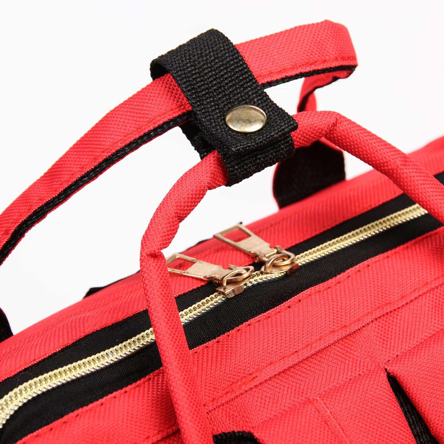 Сумка-рюкзак Sima-Land для хранения вещей малыша цвет красный - фото 4