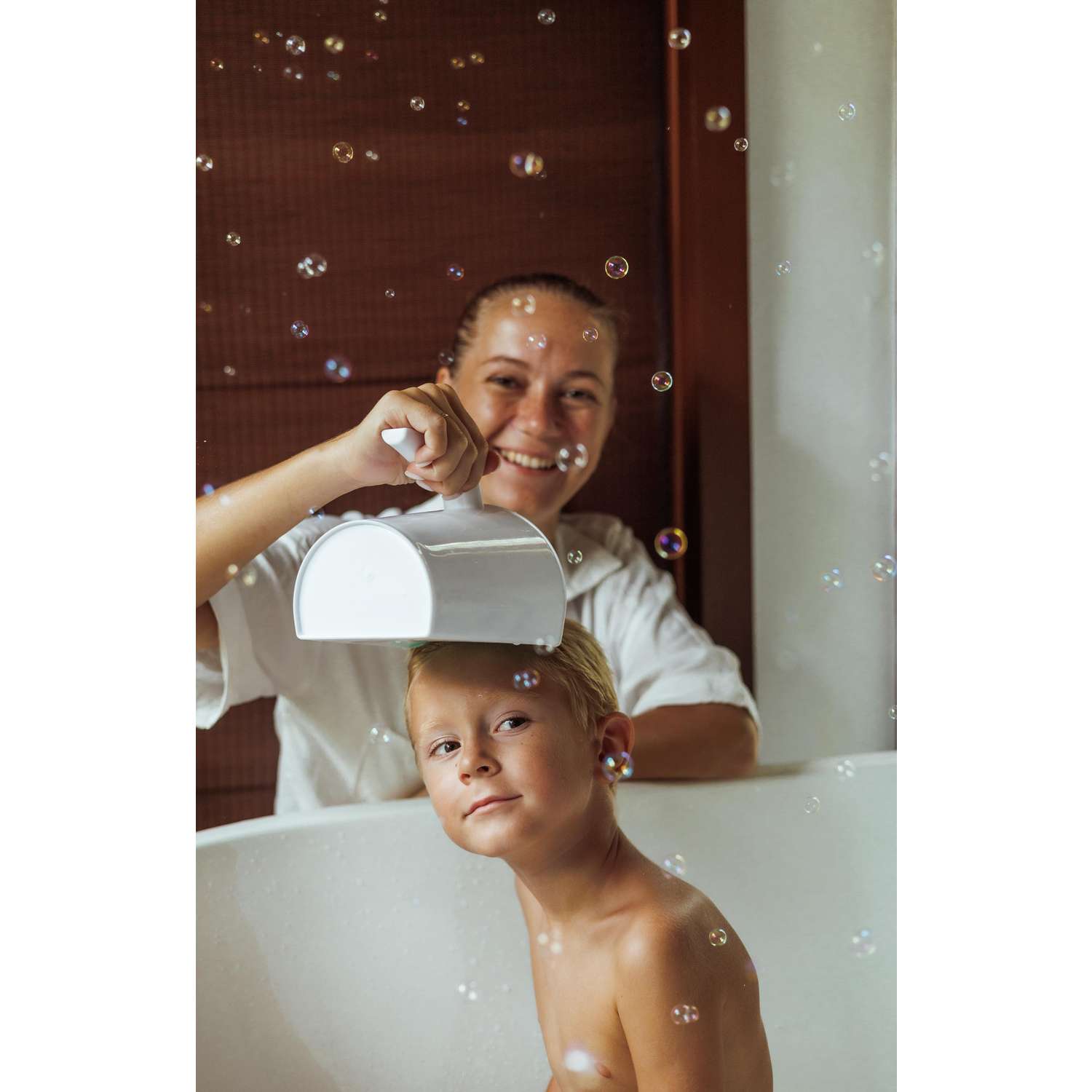 Ковш детский Miyoumi для купания и мытья головы - Mint - фото 12