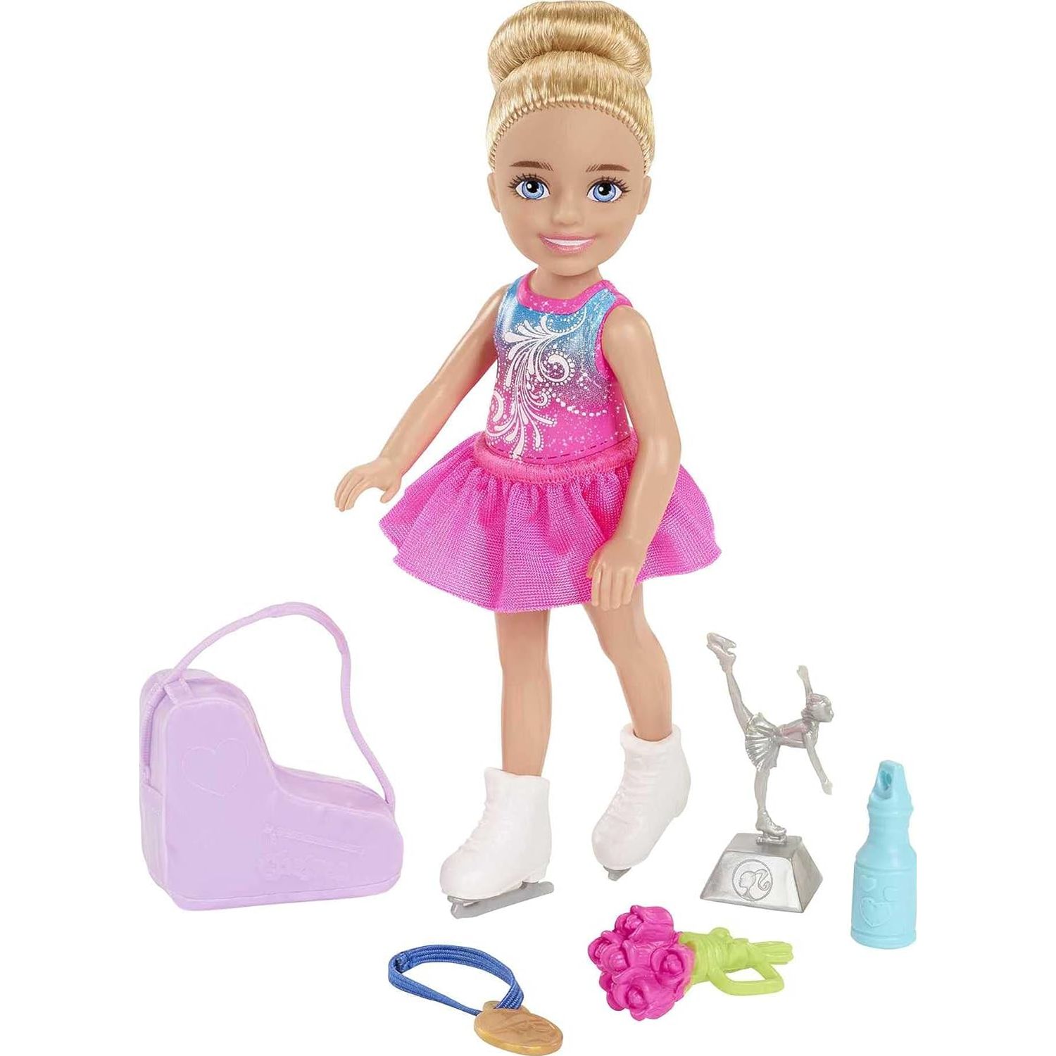 Набор Barbie Карьера Челси Фигуристка HCK68 GTN86 - фото 1