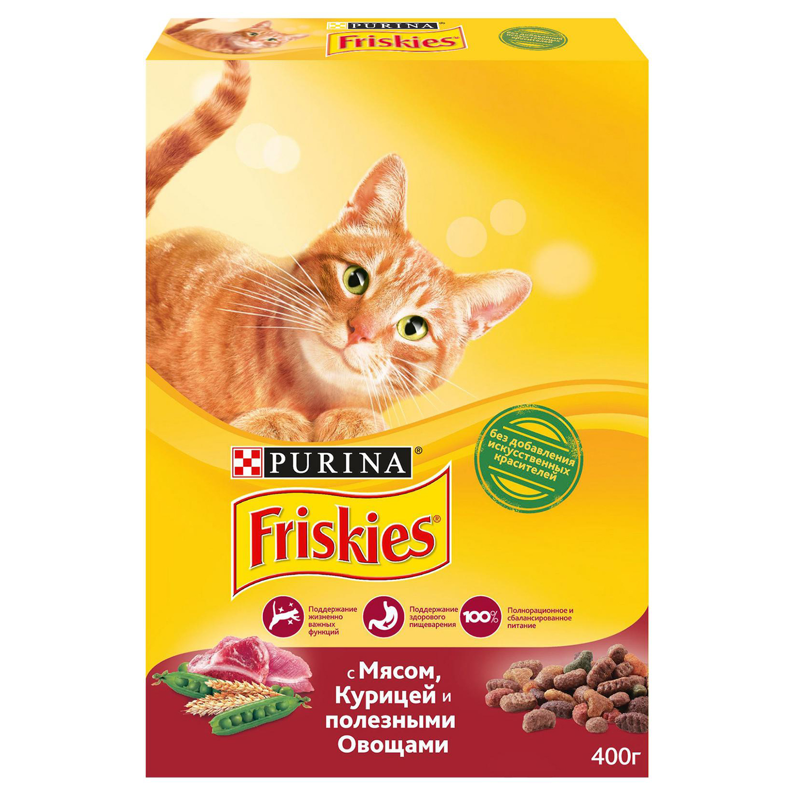 Сухой корм для кошек Friskies 0.4 кг (полнорационный) - фото 2