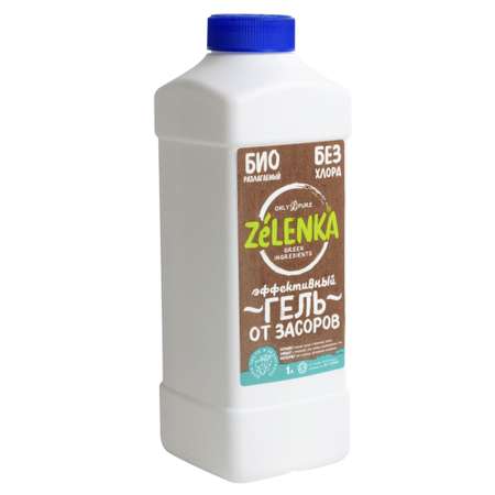 Средство для устранения засоров Zelenka 1л Z-636439
