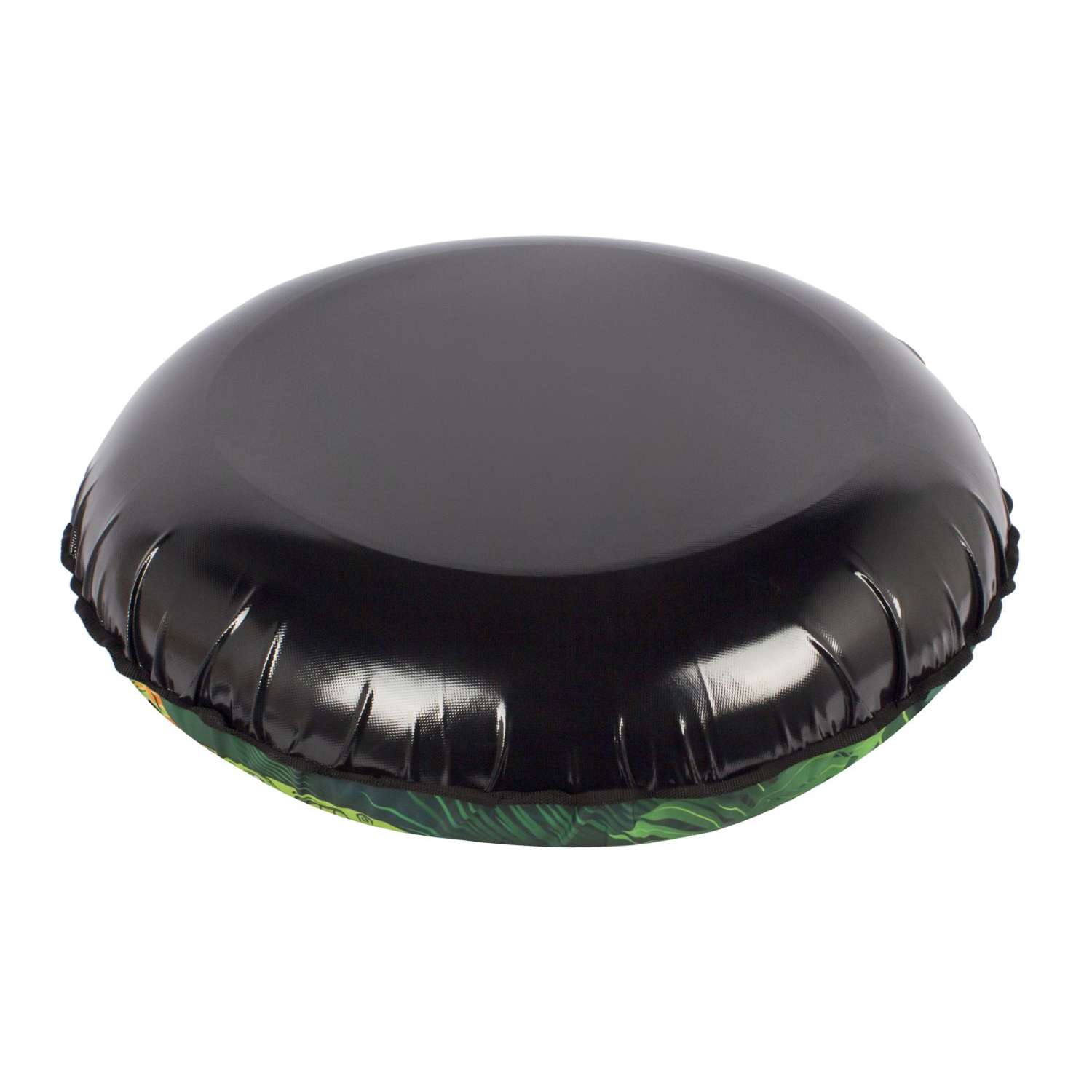 Тюбинг-ватрушка DINOSAURS 90см Snowstorm зеленый с черным - фото 4