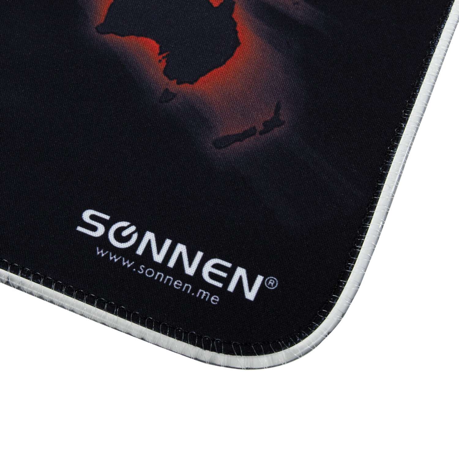 Коврик для мыши Sonnen компьютерный с подсветкой черный - фото 14
