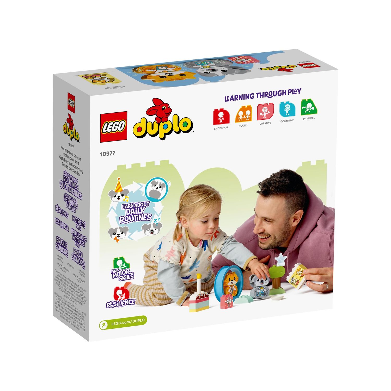 Конструктор LEGO DUPLO My First Puppy and Kitten With Sounds 10977 - фото 5