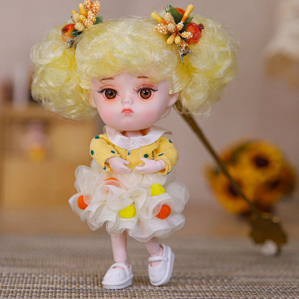 Кукла EstaBella Апельсинчик на шарнирах коллекционная 46283519 - фото 12