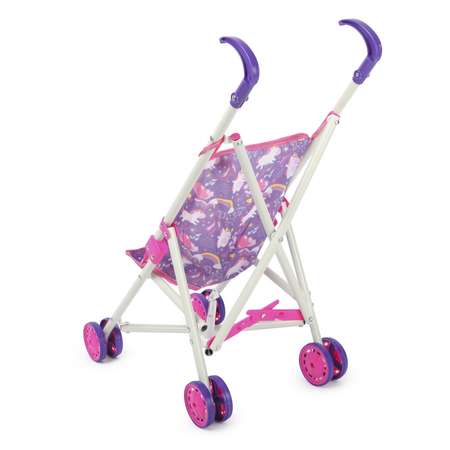 Коляска для куклы Demi Star Unicorn OTG0870241purple