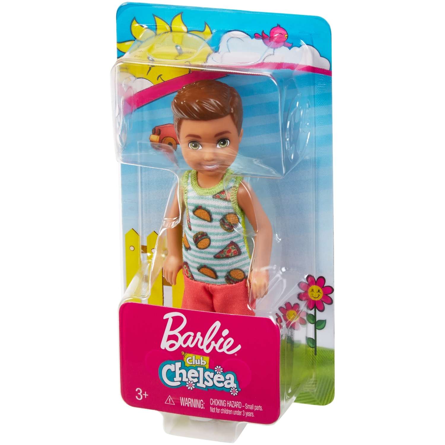 Кукла Barbie Челси Шатен в комбинезоне с пиццей FXG78 DWJ33 - фото 3