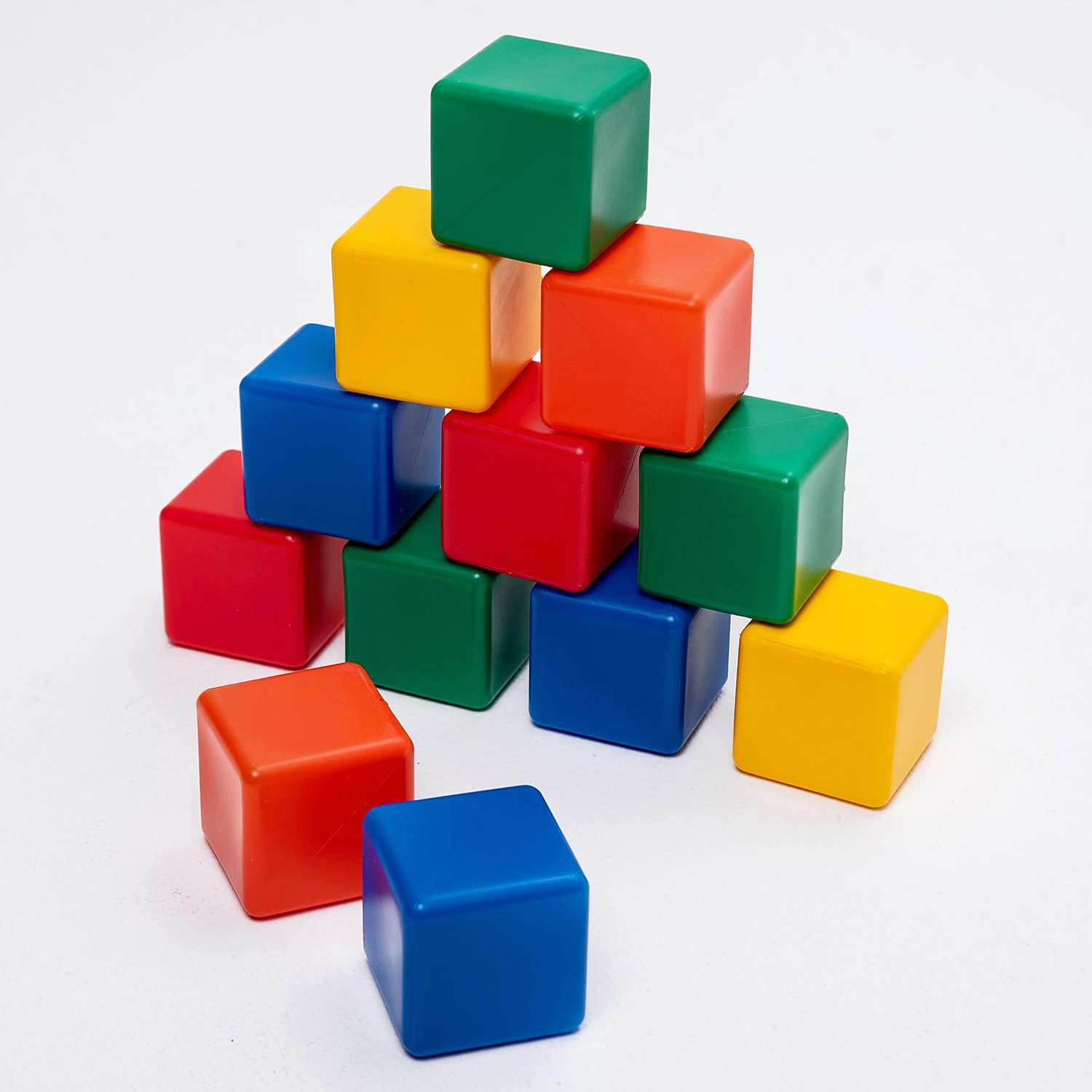 Набор Sima-Land цветных кубиков 6 × 6 см 12 штук - фото 1