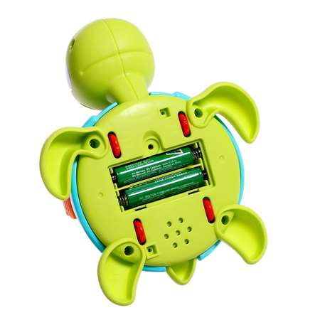 Музыкальная игрушка Sima-Land «Весёлая черепаха» звук свет