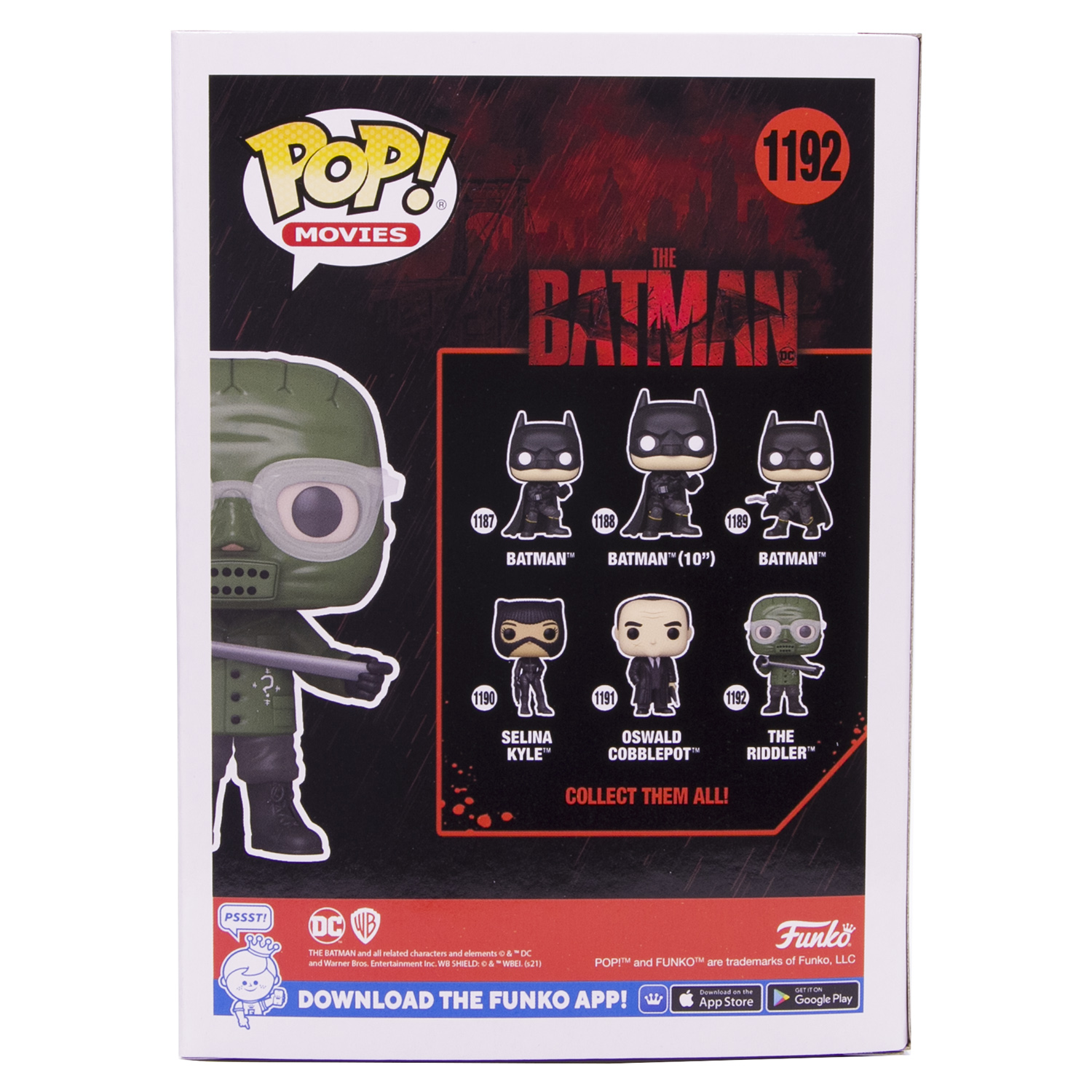 Фигурка Funko Pop! Movies The Batman The Riddler Fun 25492115 - фото 6