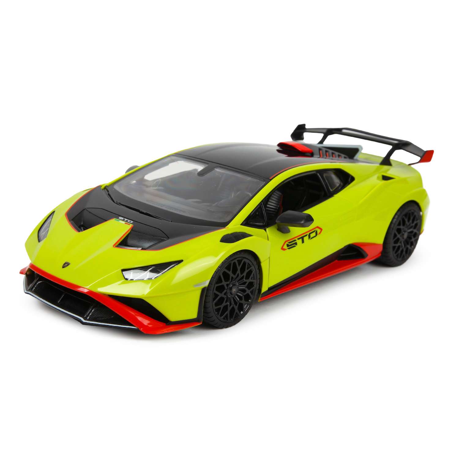 Машина Rastar РУ 1:14 Lamborghini Huracan Зеленая 98700G - фото 4