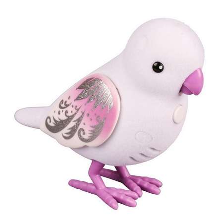 Птичка Little Live Pets Бело-розовая с розовыми крыльями (28234)