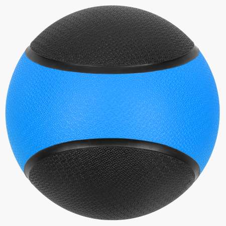 Медбол STRONG BODY медицинский мяч для фитнеса черно-синий 5 кг