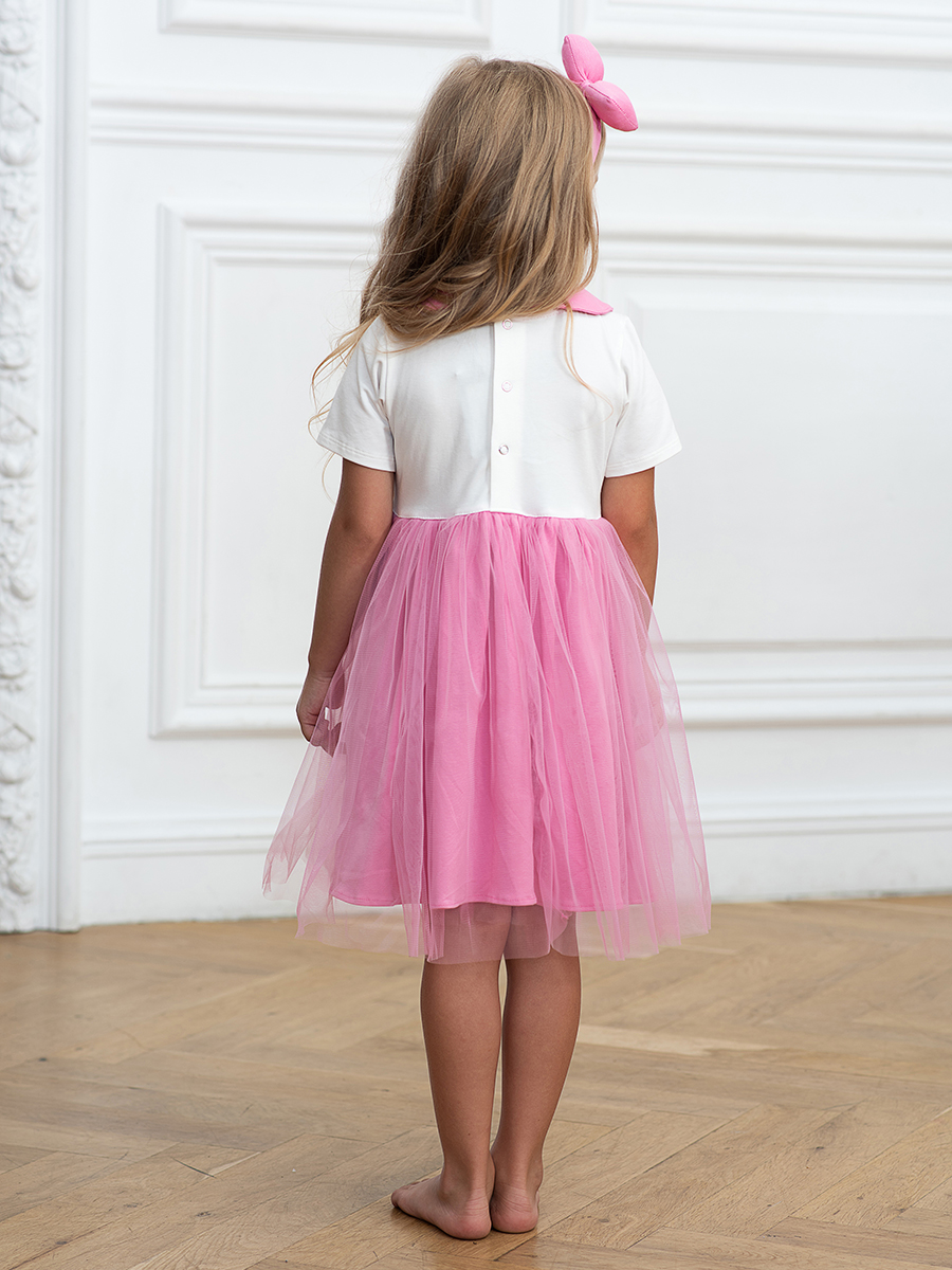 Платье Trendyco kids ТК599/Begonia pink - фото 4