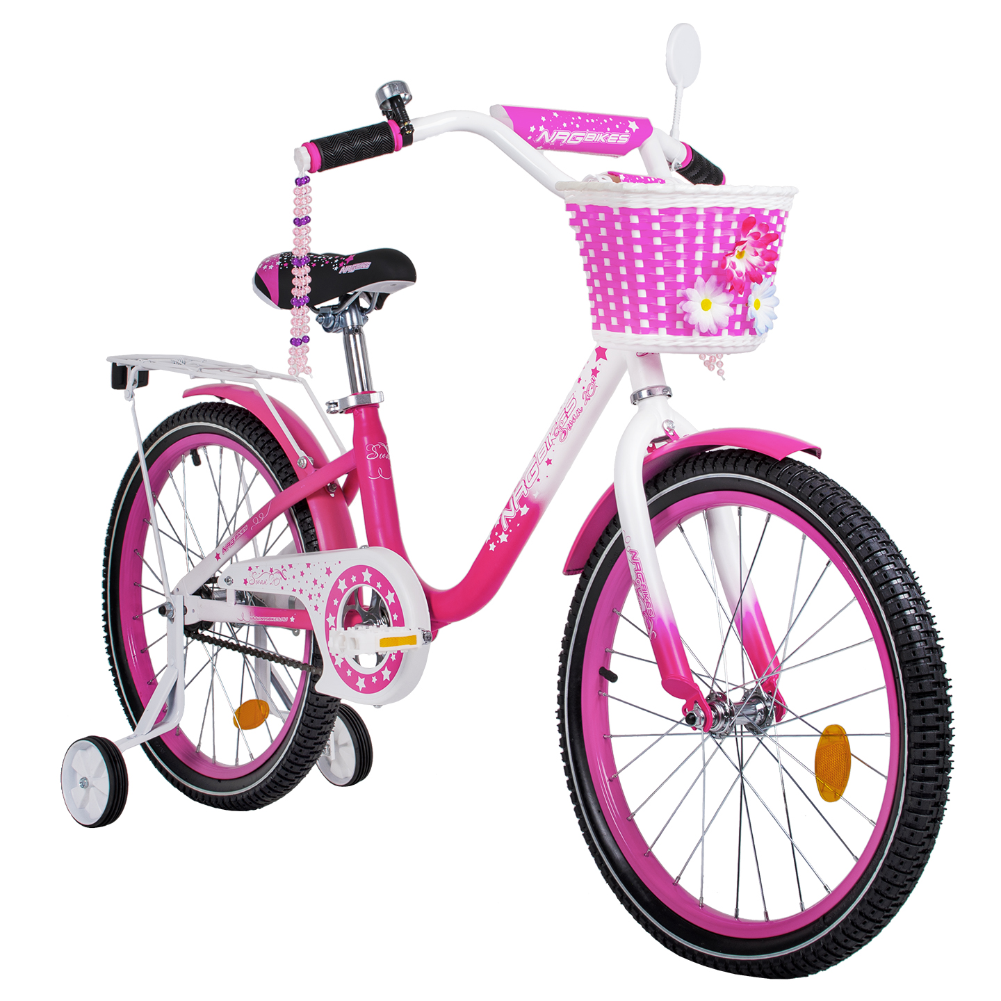 Велосипед NRG BIKES Swan 20 pink-white - фото 16