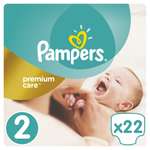 Подгузники Pampers Premium Care Микро 3-6кг 22шт